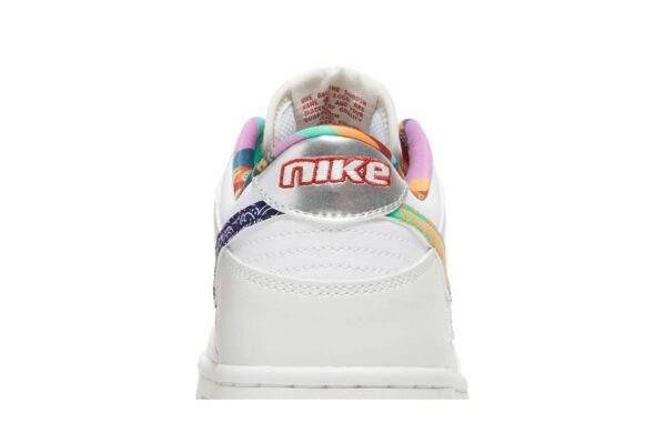 Nike Dunk Low White Multi-Color Paisley (GS) FN8913-141 - Nicesk photo 7