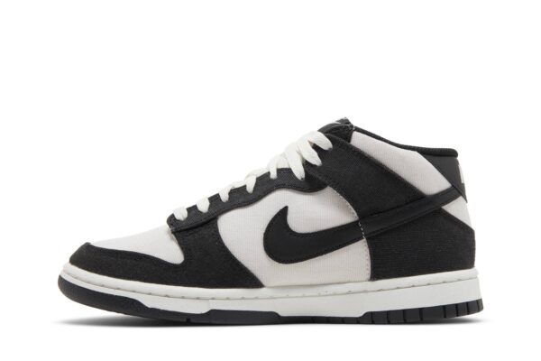 Nike Dunk Mid Canvas Panda DV0830-102 - Nicesk photo 3