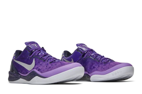 Nike Kobe 8 Playoffs Purple Platinum 555035-500 - Nicesk photo 8