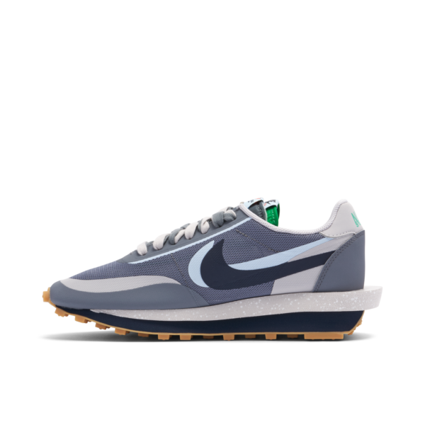 Nike LD Waffle sacai CLOT Kiss of Death 2 Cool Grey DH3114-001 - Nicesk photo 2
