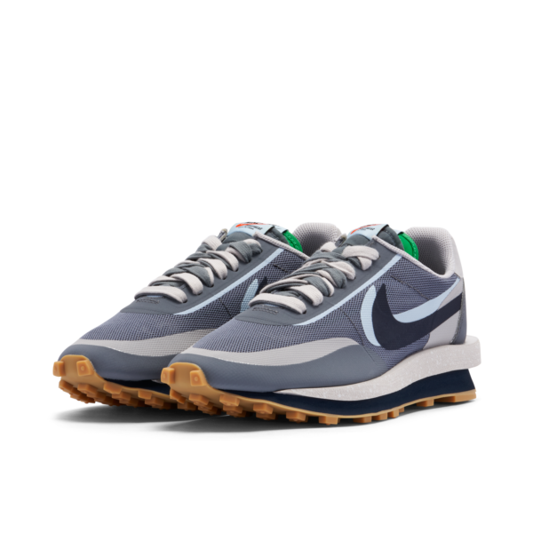 Nike LD Waffle sacai CLOT Kiss of Death 2 Cool Grey DH3114-001 - Nicesk photo 4