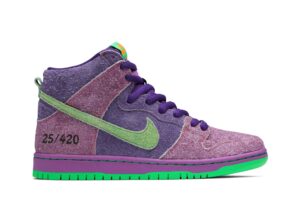 Nike SB Dunk High 420 Reverse Skunk (Special Box) CW9971-500 - Nicesk photo 1