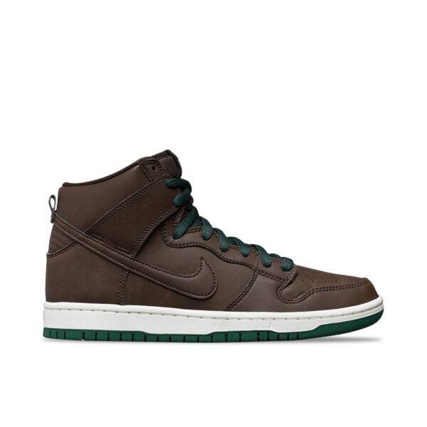 Nike SB Dunk High Baroque Brown Vegan Leather CV1624-200 - Nicesk photo 1