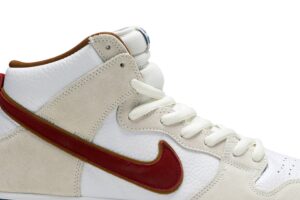 Nike SB Dunk High Sail Bright Crimson CV9499-100 - Nicesk photo 2