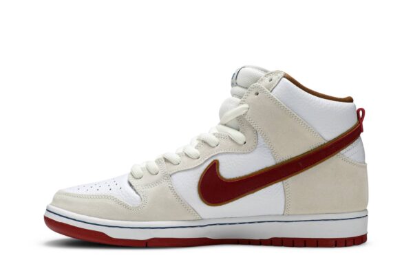 Nike SB Dunk High Sail Bright Crimson CV9499-100 - Nicesk photo 3