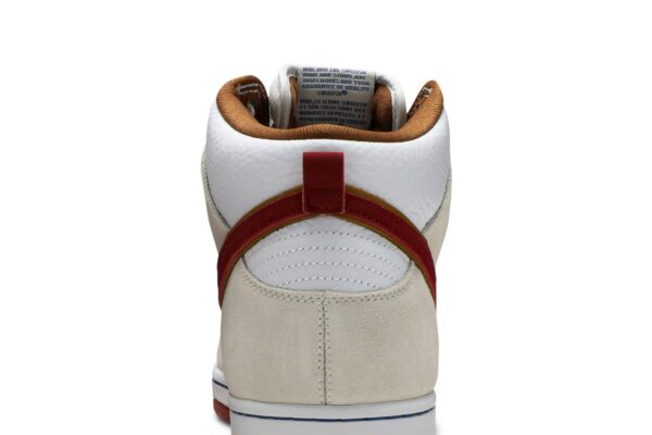 Nike SB Dunk High Sail Bright Crimson CV9499-100 - Nicesk photo 7