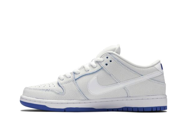 Nike SB Dunk Low Premium White Game Royal CJ6884-100 - Nicesk photo 3
