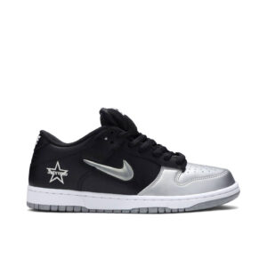 Nike SB Dunk Low Supreme Jewel Swoosh Silver CK3480-001 - Nicesk photo 1