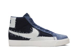 Nike SB Zoom Blazer Mid Sashiko Mystic Navy CT0715-400 - Nicesk photo 1
