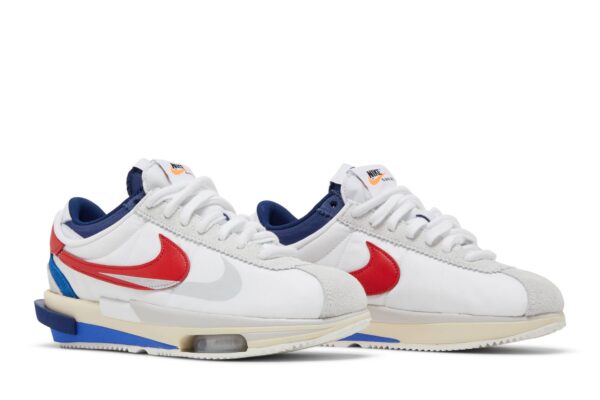 Nike Zoom Cortez SP sacai White University Red Blue DQ0581-100 - Nicesk photo 8