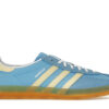 adidas Gazelle Indoor Semi Blue Burst Almost Yellow (Women's) IE2960 - Nicesk photo 1