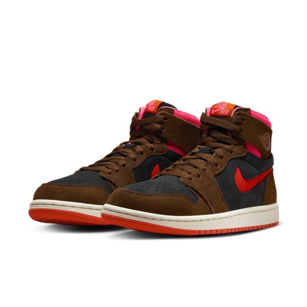 Jordan 1 High Zoom Air CMFT 2 Cacao Wow Picante Red (Women's) DV1305-206 - Nicesk photo 4