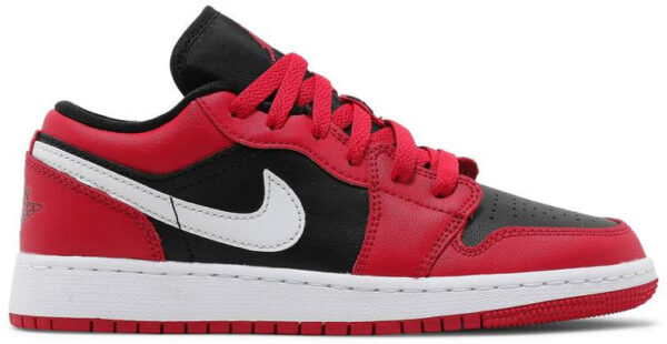 Jordan 1 Low Black Very Berry (GS) 553560-061 - Nicesk photo 1