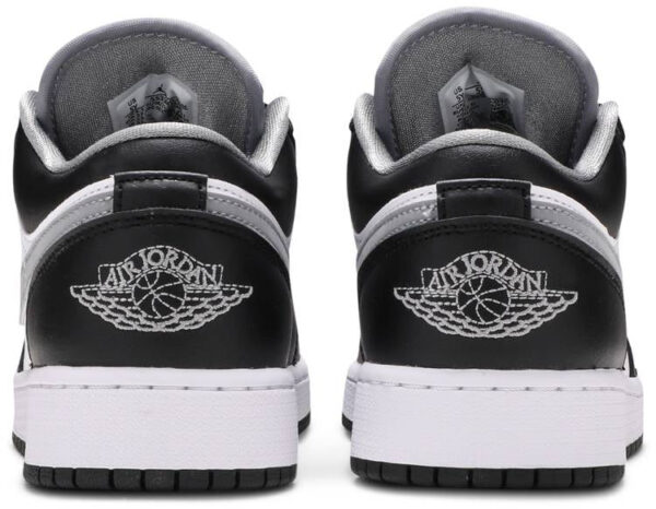 Jordan 1 Low Black White Grey (GS) 553560-040 - Nicesk photo 4