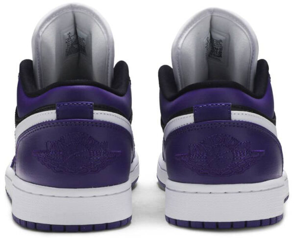 Jordan 1 Low Court Purple Black 553558-501 - Nicesk photo 4