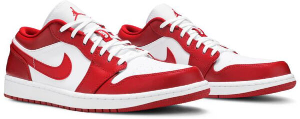 Jordan 1 Low Gym Red White 553558-611 - Nicesk photo 3