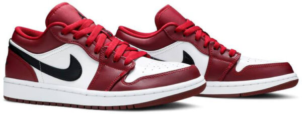 Jordan 1 Low Noble Red 553558-604 - Nicesk photo 3