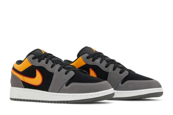 Jordan 1 Low SE Light Graphite Vivid Orange (GS) FN7671-008 - Nicesk photo 8