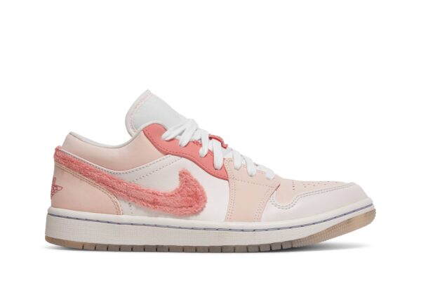 Jordan 1 Low SE Mighty Swooshers Pink (Women's) DM5443-666 - Nicesk photo 1