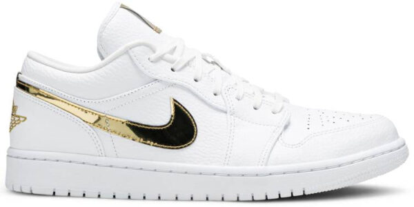 Jordan 1 Low White Metallic Gold (Women's) CZ4776-100 - Nicesk photo 1