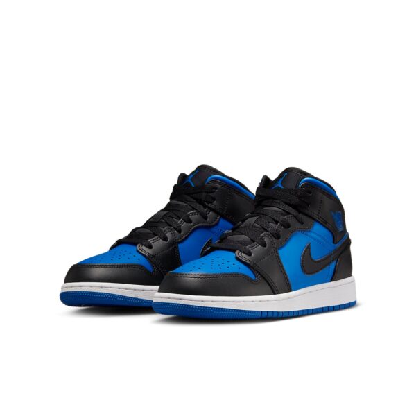 Jordan 1 Mid Black Royal Blue (GS) DQ8423-042 - Nicesk photo 4