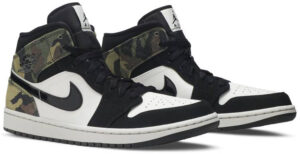 Jordan 1 Mid Camo (2020) CW5490-001 - Nicesk photo 2