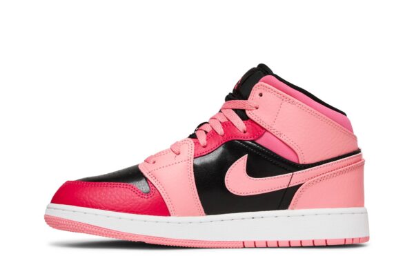 Jordan 1 Mid Coral Chalk (GS) 554725-662 - Nicesk photo 3
