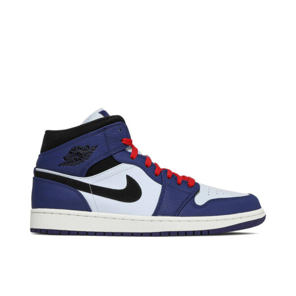 Jordan 1 Mid Deep Royal Blue Black 852542-400 - Nicesk photo 1