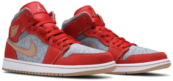 Jordan 1 Mid Denim Red DM4352-600 - Nicesk photo 3