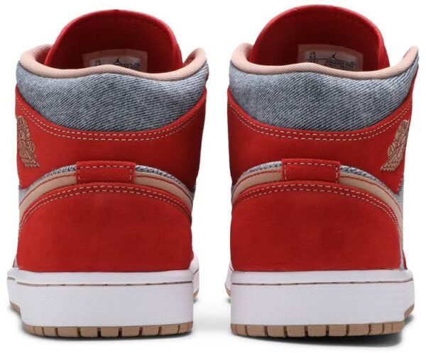 Jordan 1 Mid Denim Red DM4352-600 - Nicesk photo 4