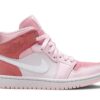 Jordan 1 Mid Digital Pink (Women's) CW5379-600 - Nicesk photo 1
