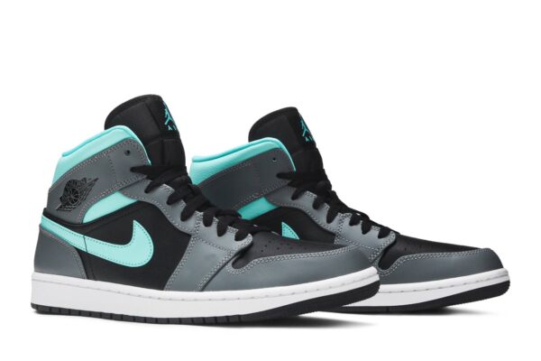 Jordan 1 Mid Grey Aqua 554724-063 - Nicesk photo 8
