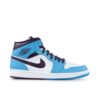 Jordan 1 Mid Hornets 554724-415 - Nicesk photo 1