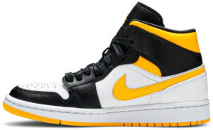 Jordan 1 Mid Laser Orange Black (Women's) CV5276-107 - Nicesk photo 2