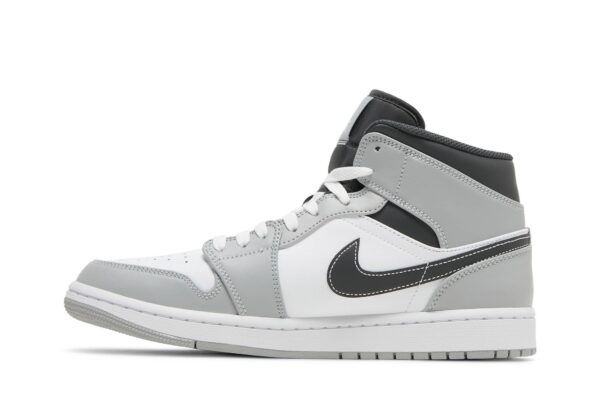 Jordan 1 Mid Light Smoke Grey Anthracite 554724-078 - Nicesk photo 3