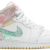 Jordan 1 Mid Paint Drip (GS) DD1666-100 - Nicesk photo 1