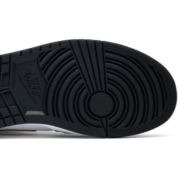 Jordan 1 Mid Patent Black White Gold 852542-007 - Nicesk photo 5