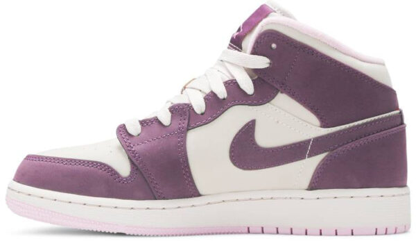 Jordan 1 Mid Pro Purple Desert Sand (GS) 555112-500 - Nicesk photo 2