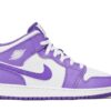 Jordan 1 Mid Purple Venom (GS) DQ8423-511 - Nicesk photo 1