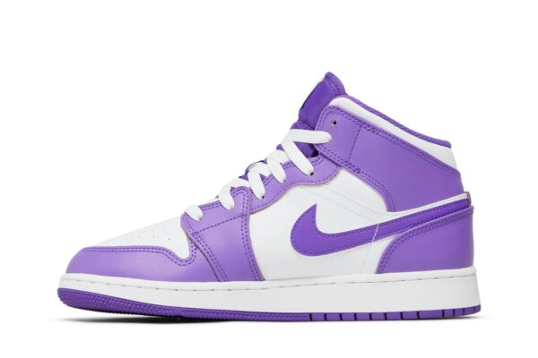 Jordan 1 Mid Purple Venom (GS) DQ8423-511 - Nicesk photo 3