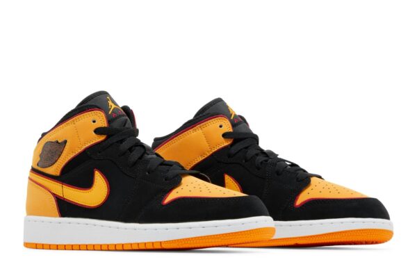 Jordan 1 Mid SE Black Vivid Orange (GS) FJ4924-008 - Nicesk photo 8