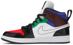 Jordan 1 Mid SE Black White Multi-Color (Women's) DB5454-001 - Nicesk photo 2
