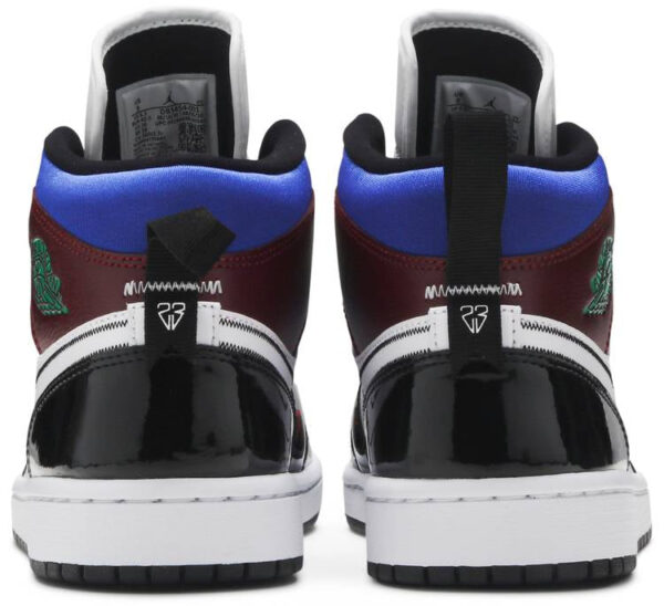 Jordan 1 Mid SE Black White Multi-Color (Women's) DB5454-001 - Nicesk photo 4
