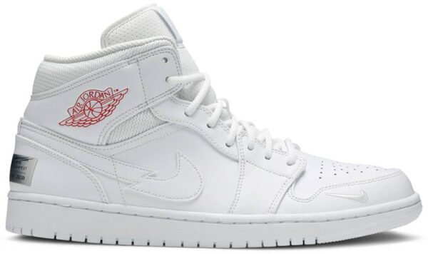 Jordan 1 Mid SE Nike Swoosh On Tour (2020) CW7589-100 - Nicesk photo 1