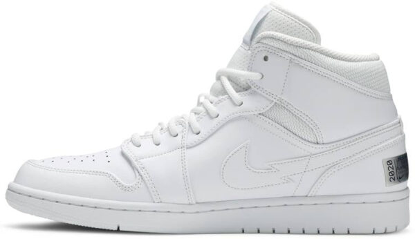 Jordan 1 Mid SE Nike Swoosh On Tour (2020) CW7589-100 - Nicesk photo 2