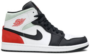 Jordan 1 Mid SE Red Black Toe 852542-100 - Nicesk photo 1