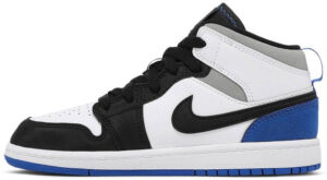 Jordan 1 Mid SE White Black Royal (PS) BQ6932-102 - Nicesk photo 2