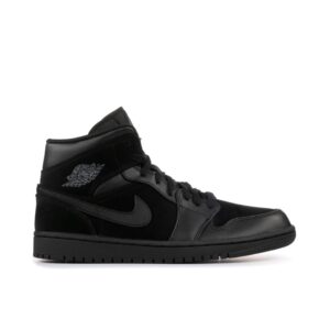 Jordan 1 Mid Triple Black (2018) 554724-050 - Nicesk photo 1