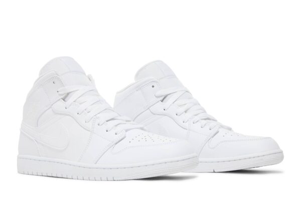 Jordan 1 Mid Triple White 554724-136 - Nicesk photo 8