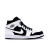 Jordan 1 Mid White Black 554724-113 - Nicesk photo 1
